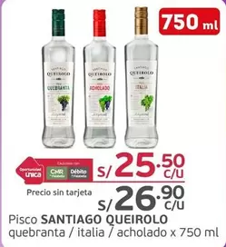Santiago Queirolo - Pisco SANTIAGO QUEIROLO