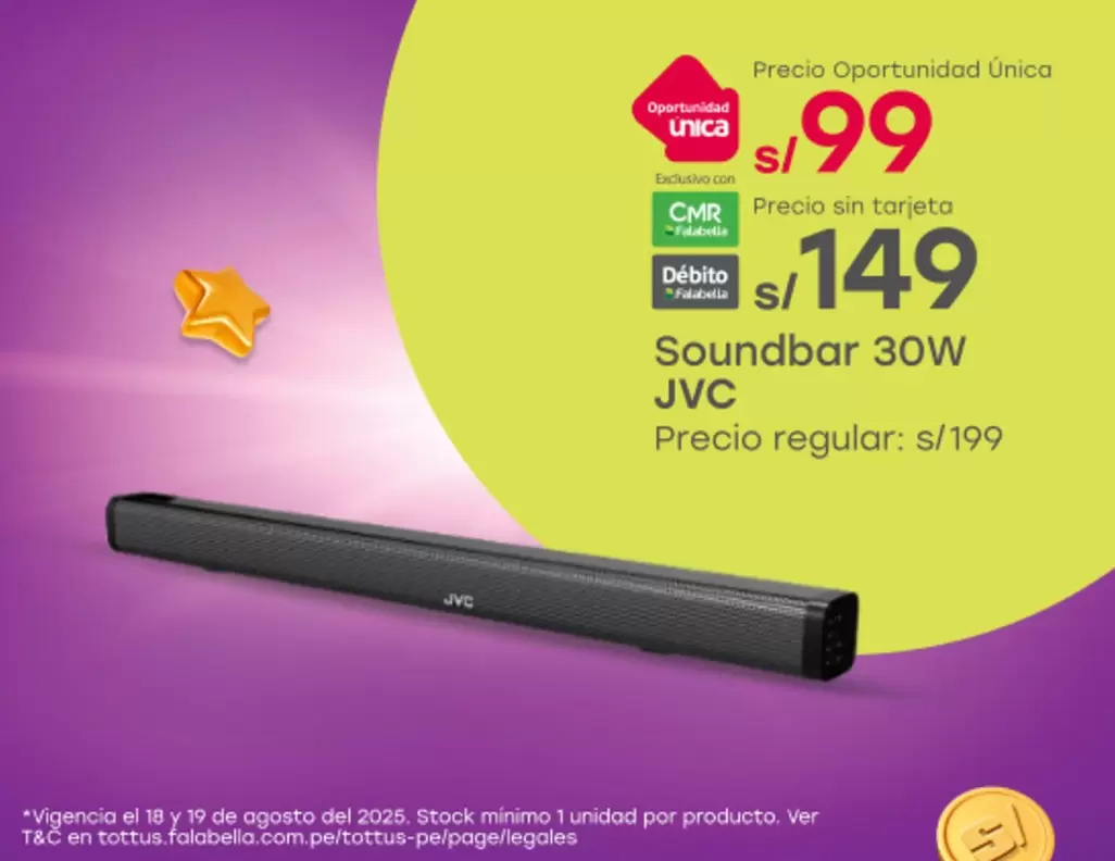 JVC - Soundbar 30W