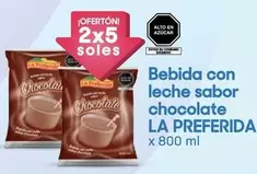 La Preferida - Bebida con leche sabor chocolate