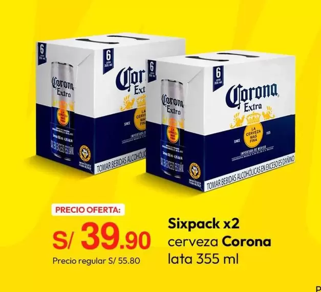 Corona - Sixpack x2 cerveza