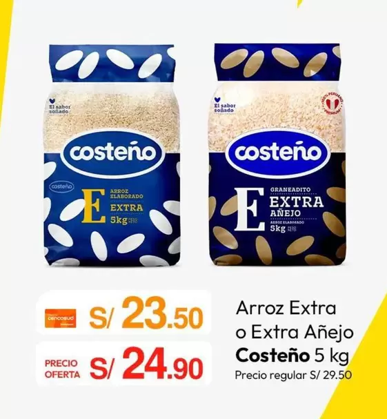 Costeño - Arroz Extra o Extra Añejo