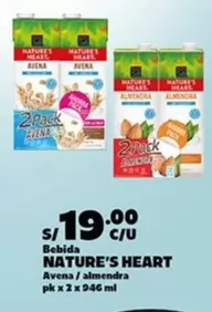 Nature's Heart - Avena / almendra