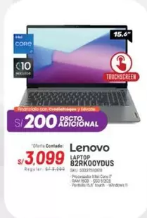 Lenovo - LAPTOP 82RK00YDUS