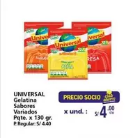 Universal - Gelatina Sabores Variados