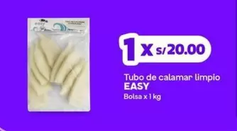 Easy    - Tubo de calamar limpio