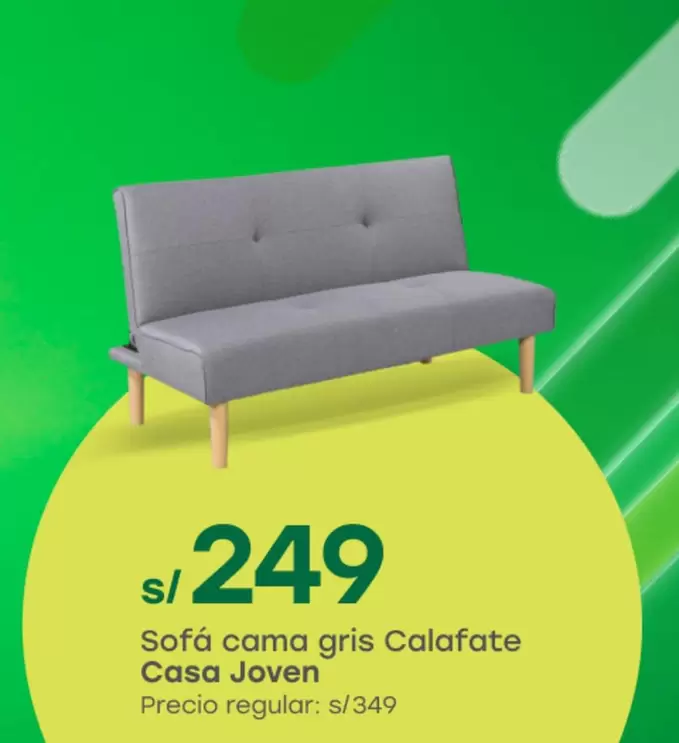 Casa Joven - Sofá cama gris Calafate