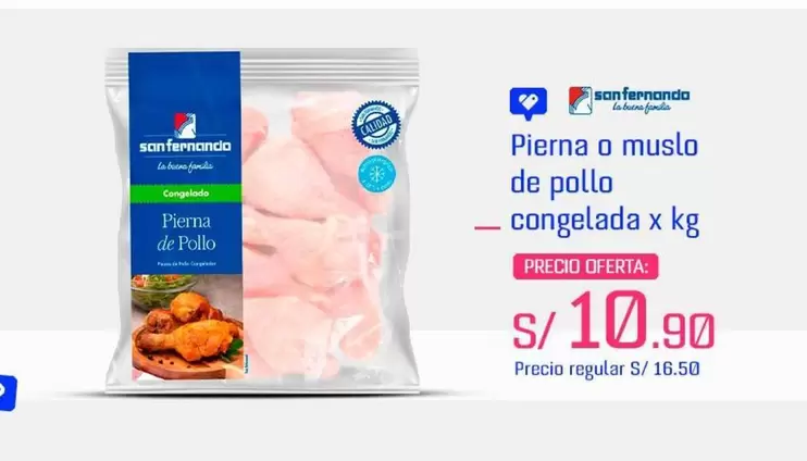 San Fernando - Pierna o muslo de pollo