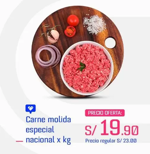 Carne molida especial