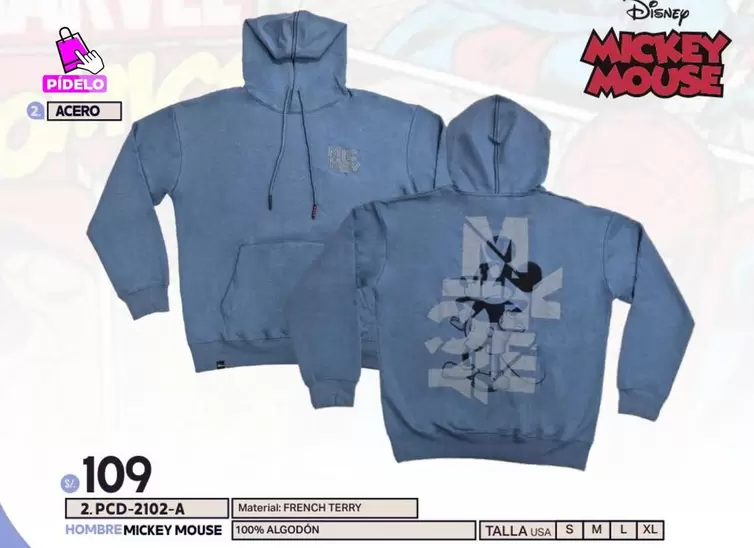 Mickey Mouse - PCD-2102-A HOMBRE MICKEY MOUSE