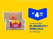 El Granelito - Lenteja bebé