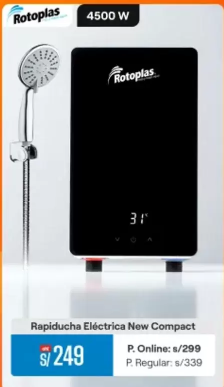 Rotoplas - Rapiducha Eléctrica New Compact
