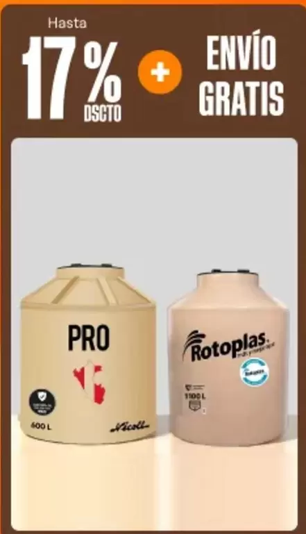 Rotoplas - Tanque Para Agua De Lluvia