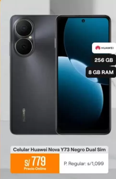 Huawei - Nova Y73 Negro Dual Sim