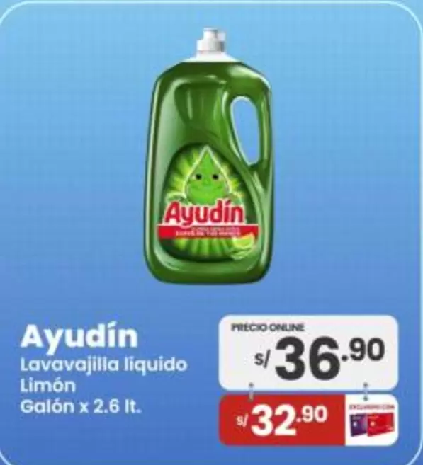 Ayudín - Lavavajilla liquido Limón