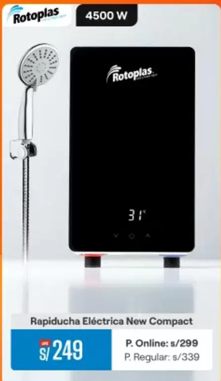 Rotoplas - Rapiducha Eléctrica New Compact