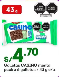 Casino - Galletas menta
