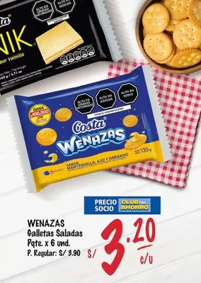 Costa - WENAZAS Galletas Saladas