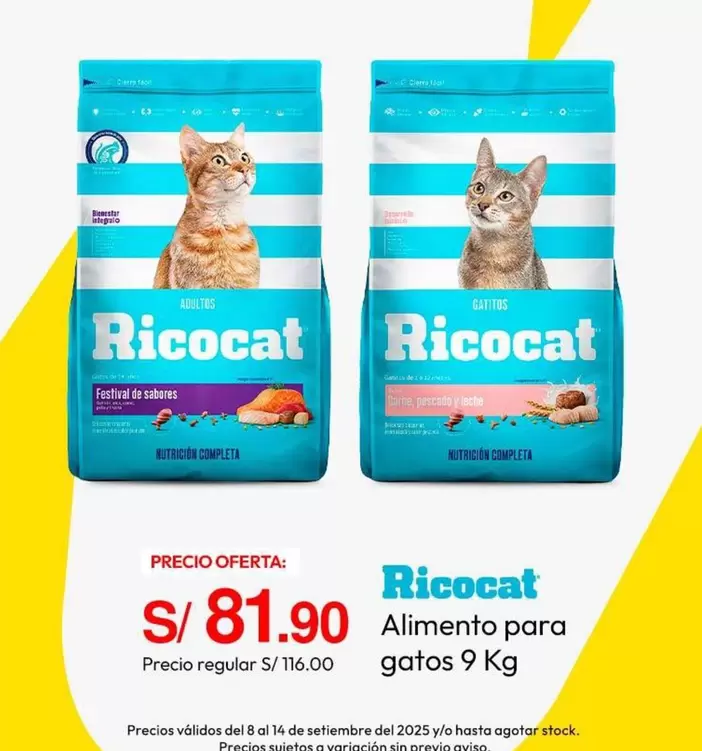 Ricocat - Alimento para gatos