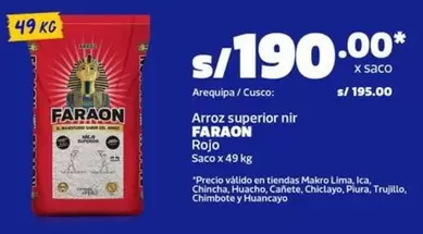 Faraon - Arroz superior nir