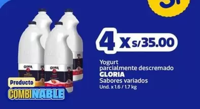 Gloria - Yogurt parcialmente descremado