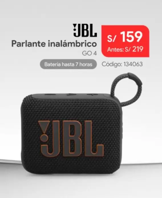 JBL - Parlante inalámbrico GO 4
