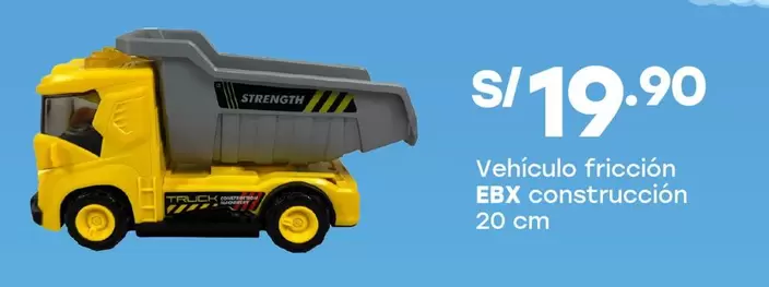 Vehículo fricción EBX construcción