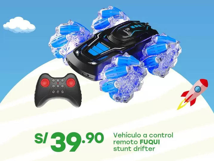 Vehículo a control remoto stunt drifter