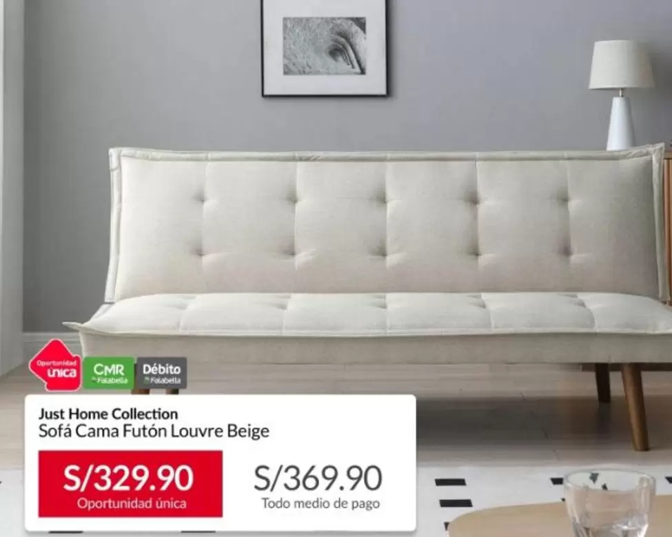 Sofá Cama Futón Louvre Beige