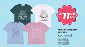 Polos estampados oversize