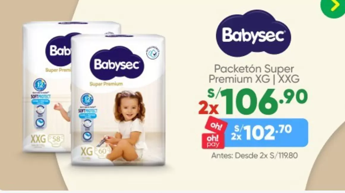 Babysec - Packetón Super Premium XG | XXG