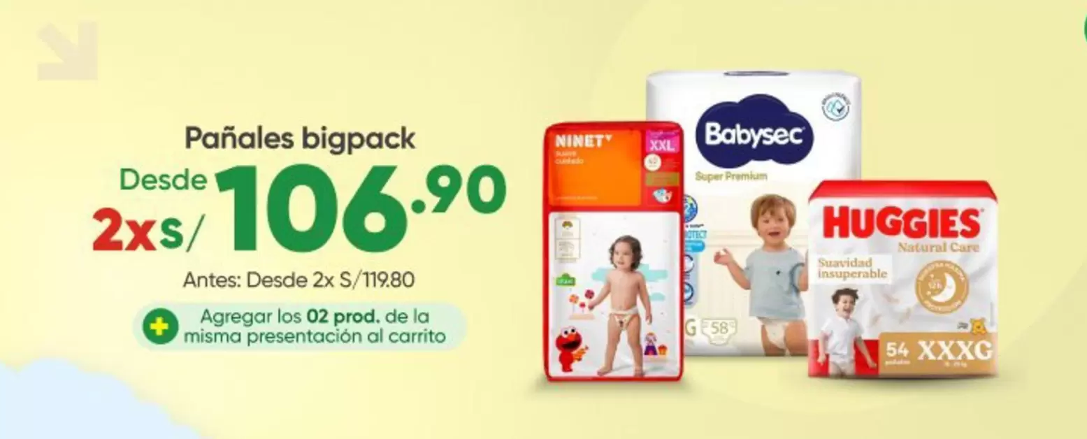 Babysec - Pañales bigpack
