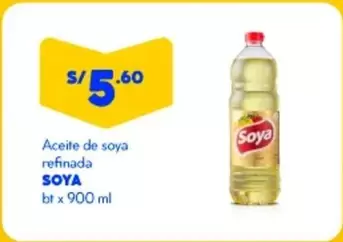 Aceite de soya refinada