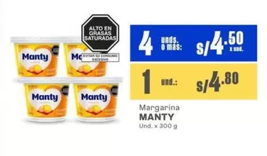 Manty - Margarina