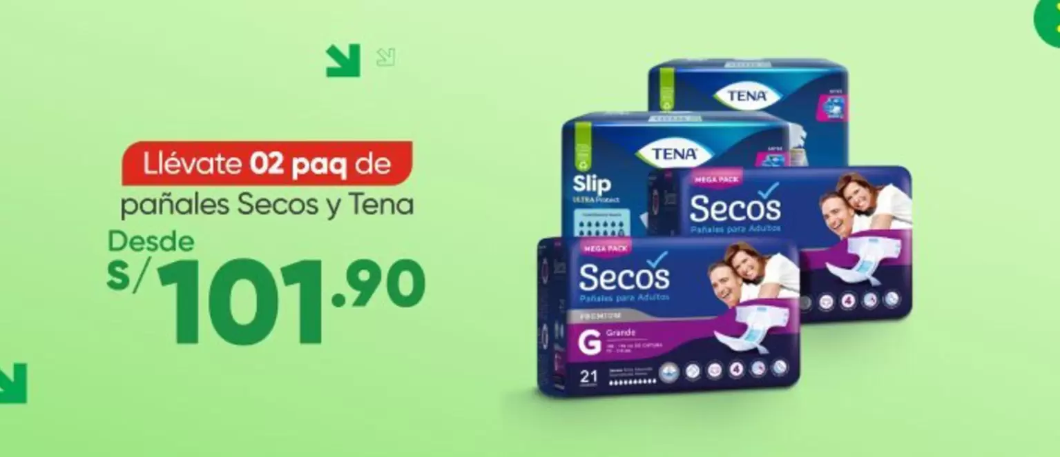 Tena - pañales Secos
