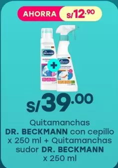 Quitamanchas con cepillo x 250 ml + Quitamanchas sudor x 250 ml
