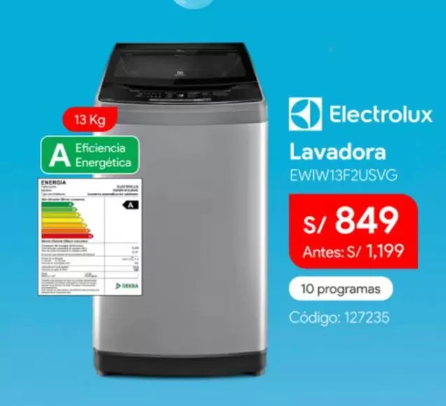 Electrolux - Lavadora EWIW13F2USVG