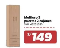 Multiuso 2 puertas 2 cajones