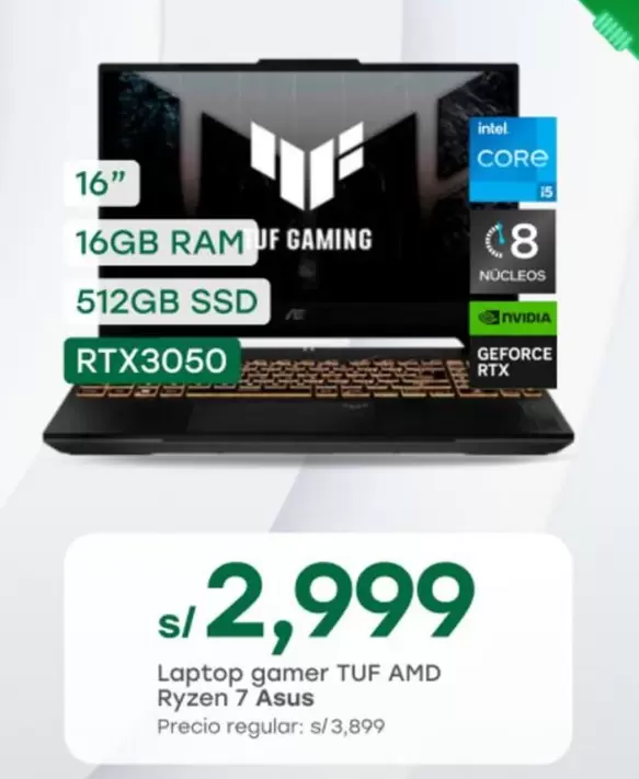 Asus - Laptop gamer TUF AMD Ryzen 7