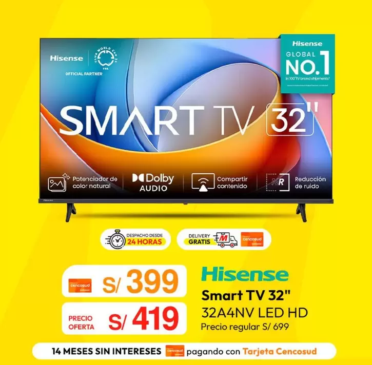 Hisense - Smart TV 32"