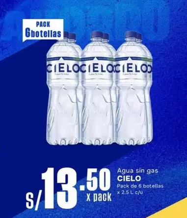Cielo - Agua sin gas