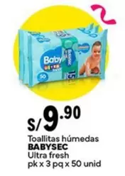 Babysec - Toallitas húmedas