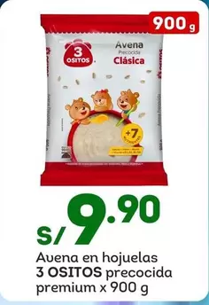 3 Ositos - Avena en hojuelas precocida