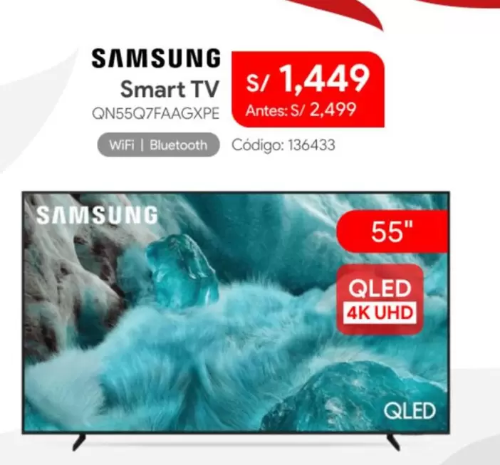 Samsung - Smart TV QN55Q7FAAGXPE