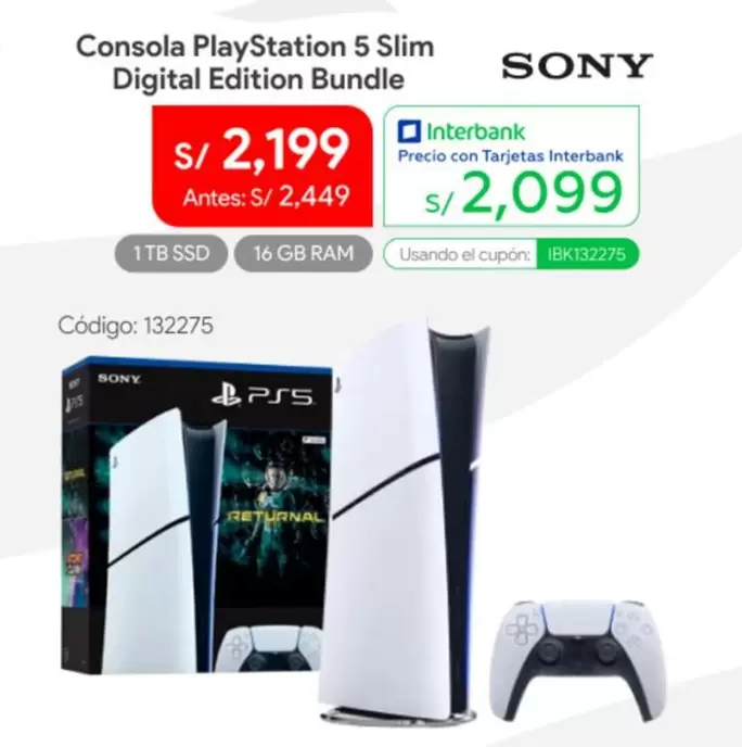 Sony - PlayStation 5 Slim Digital Edition Bundle