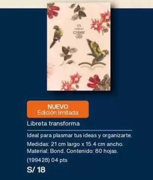 Ideal - Libreta transforma