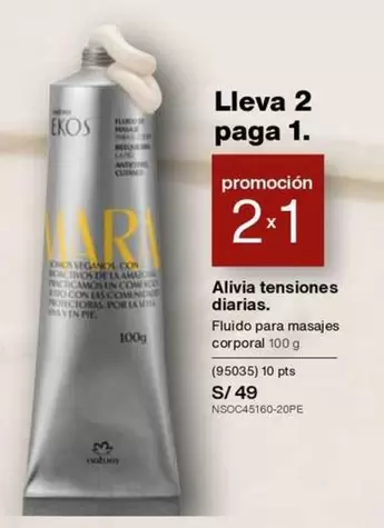 Ekos - Fluido para masajes corporal 100 g