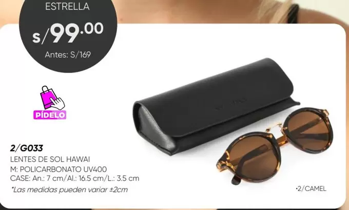 Estrella - LENTES DE SOL HAWAI