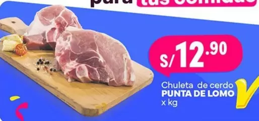 Chuleta de cerdo PUNTA DE LOMO