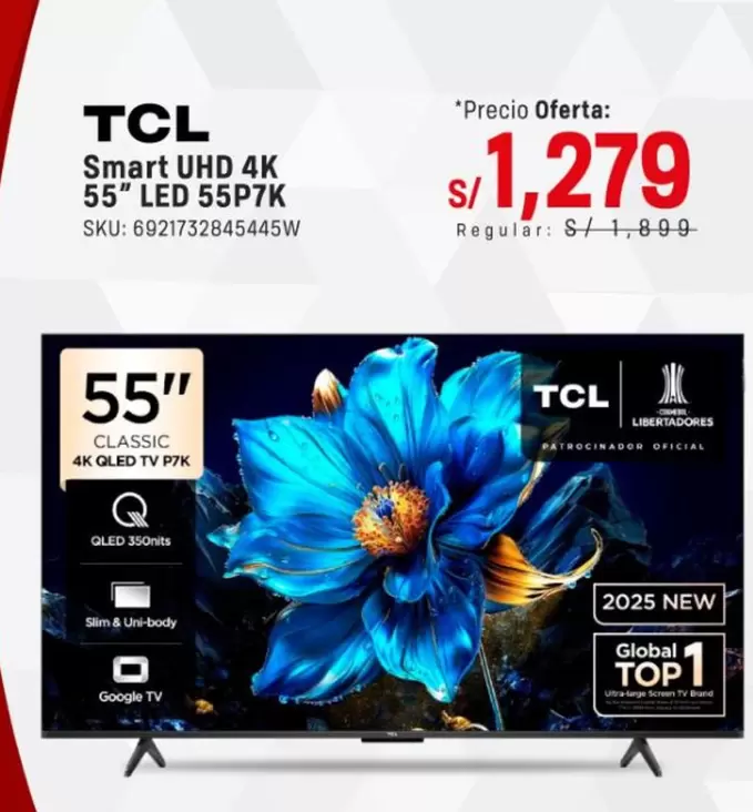 Smart -  UHD 4K 55" LED 55P7K