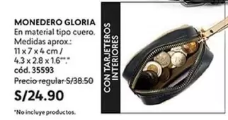 Gloria - MONEDERO GLORIA